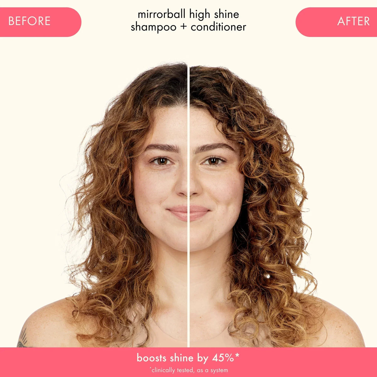 super-sized shine set mirrorball high shine + protect antioxidant shampoo + conditioner + flash mask